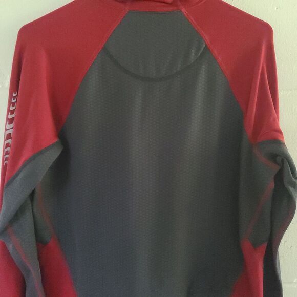 The North Face Flight Series VaporWick 1/4 Zip Pullover Men's Medium Red Gray - Picture 15 of 16